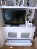 shelves with 
 
down lighters